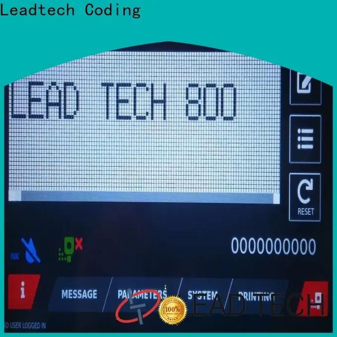 Leadtech Coding portable batch coding machine for business for tobacco industry printing 1
