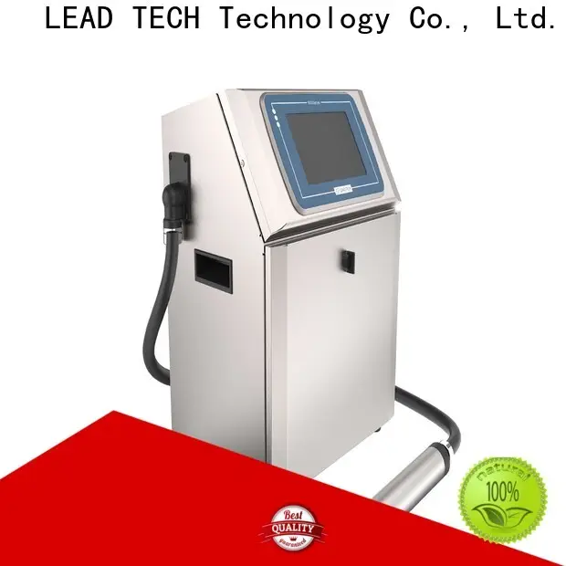 Leadtech Coding Best inkjet date printer factory for auto parts printing 1