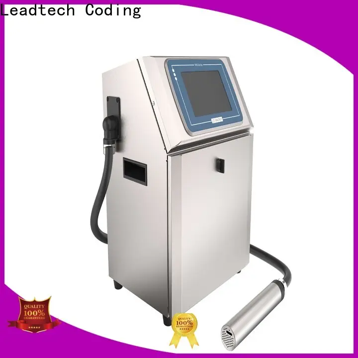 آلة طباعة mrp التجارية من Leadtech Coding على الزجاجات الاحترافية لطباعة قطع غيار السيارات 1