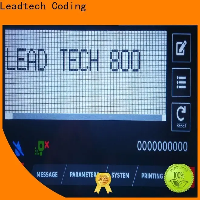 Leadtech Coding New used batch coding machine custom for building materials printing 1