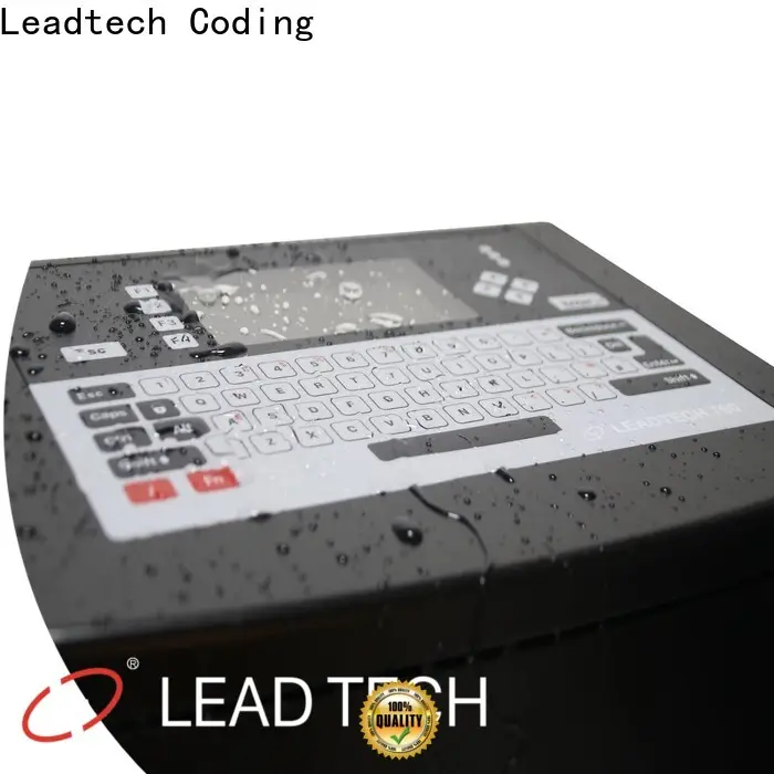 Leadtech Coding inkjet batch code printer company for food industry printing 1