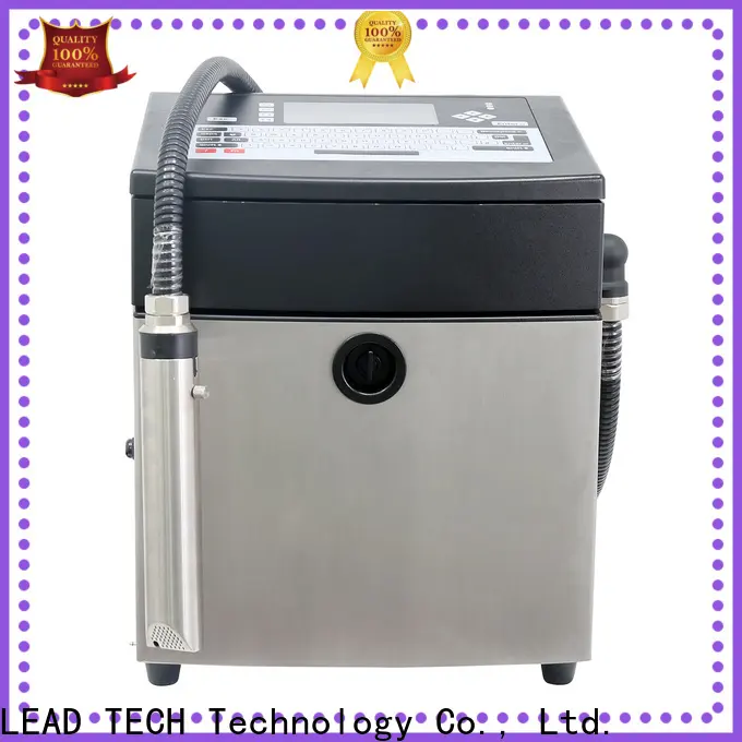 Leadtech Coding table top batch coding machine Supply for daily chemical industry printing 1