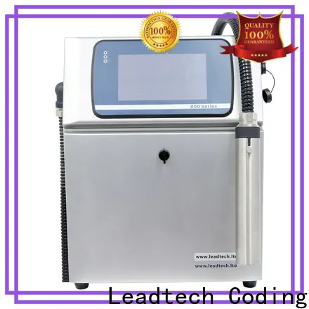 Leadtech Coding bulk date printing machine price for business for beverage industry printing 1