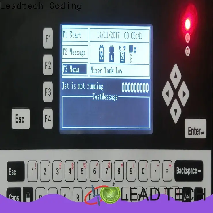 Leadtech Coding Best batch code machine price for business for building materials printing 1