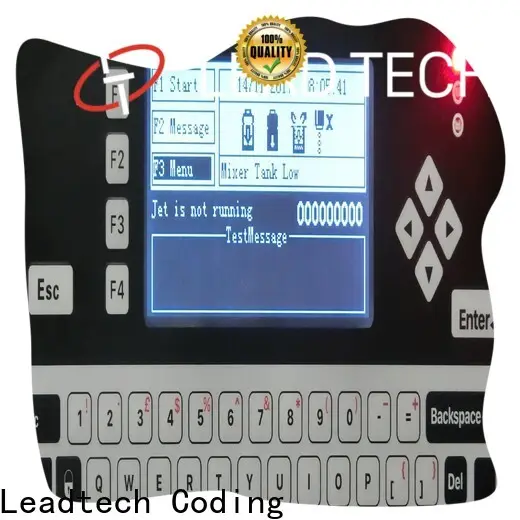 Leadtech Coding hand operated batch coding machine price company for pipe printing 1