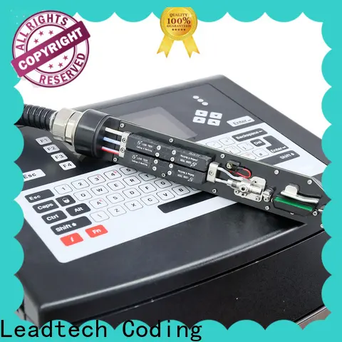 Leadtech Coding ribbon batch coding machine professtional for beverage industry printing 1