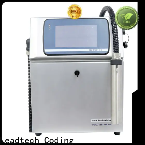 Leadtech Coding Leadtech Coding inkjet date coder machine custom for tobacco industry printing 1