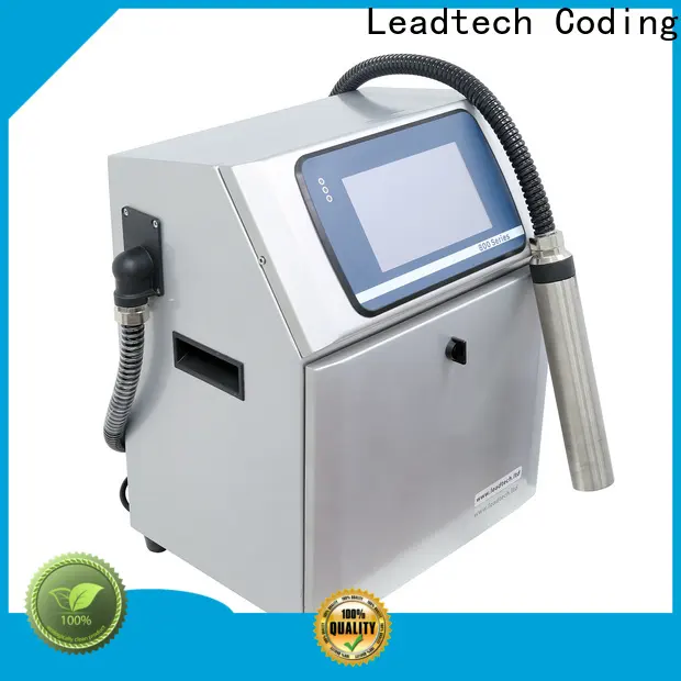 Leadtech Coding manual date printing machine custom for food industry printing 1