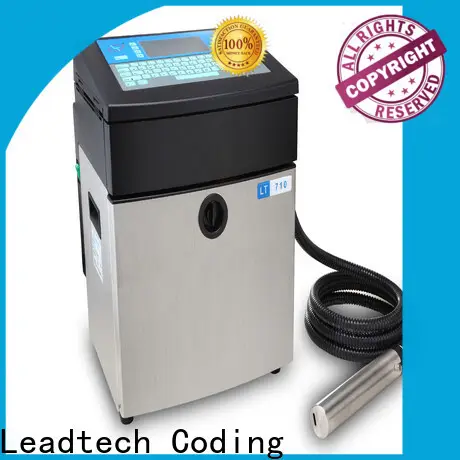Leadtech Coding high-quality table top batch coding machine for business for tobacco industry printing 1