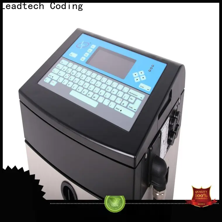 Leadtech Coding batch coding machine for water bottles Suppliers for beverage industry printing 1