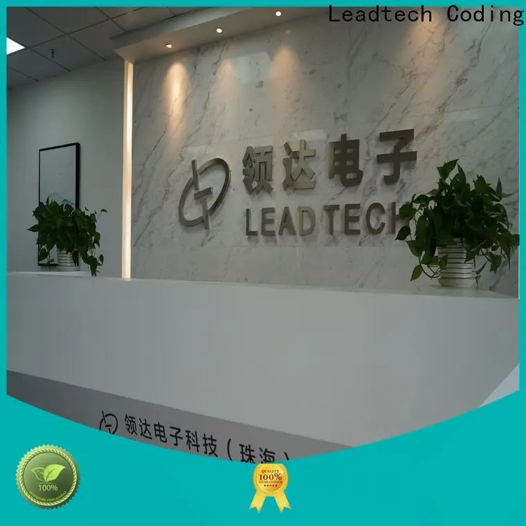 Leadtech Coding innovative date coder Suppliers for auto parts printing 1