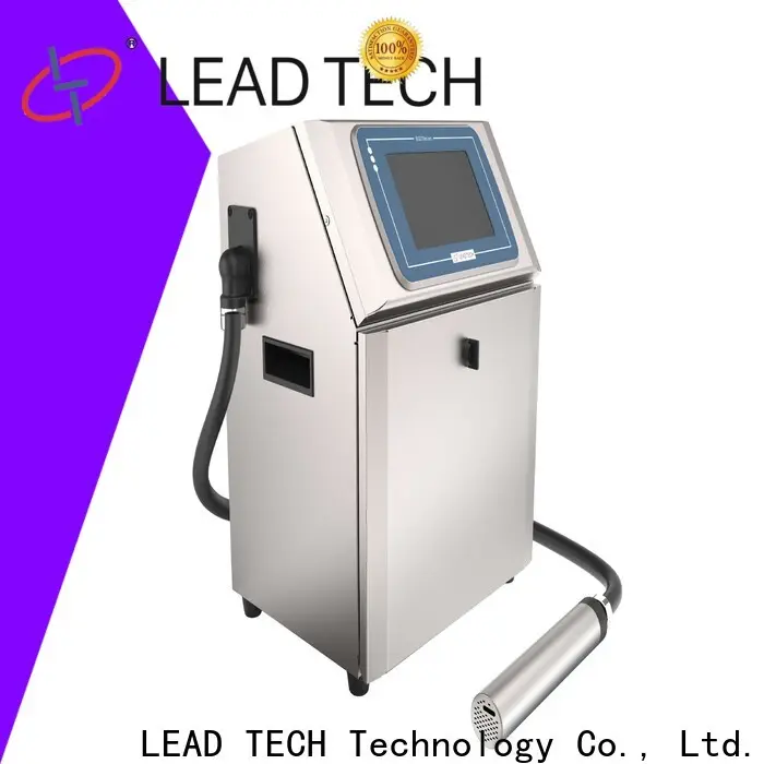 Leadtech Coding Top inkjet printer for expiry date factory for building materials printing 1