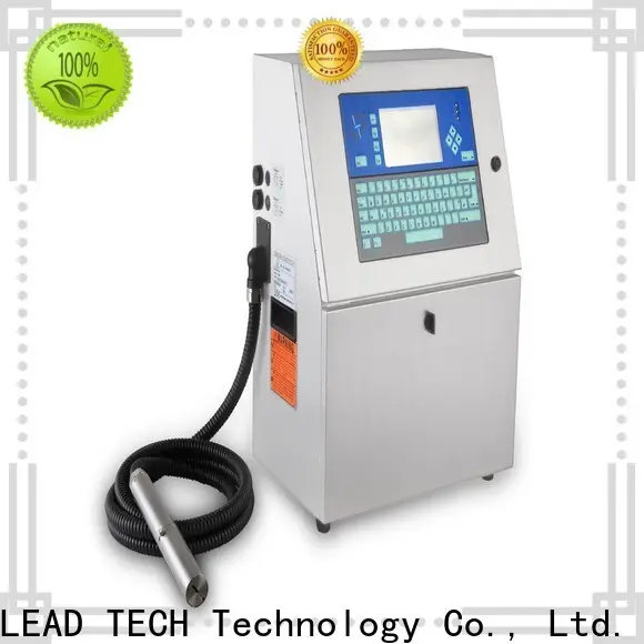 Leadtech Coding date printing machine on plastic bottle for business for beverage industry printing 1