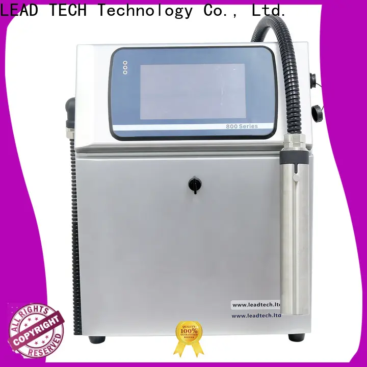 Leadtech Coding expiry date printing machine price Suppliers for beverage industry printing 1