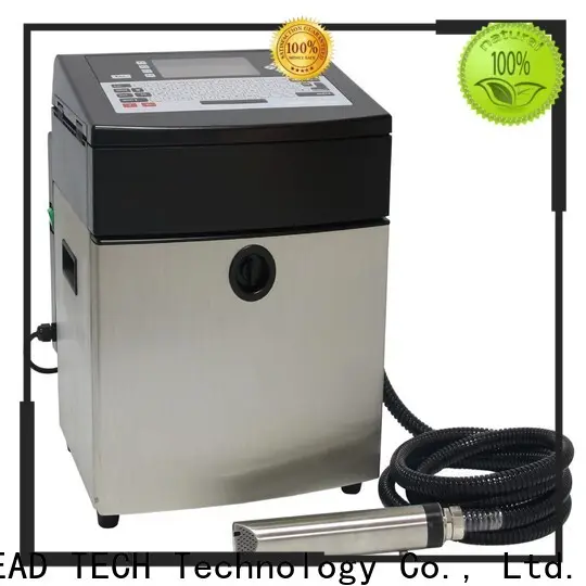 Leadtech Coding inkjet printer for batch coding factory for drugs industry printing 1