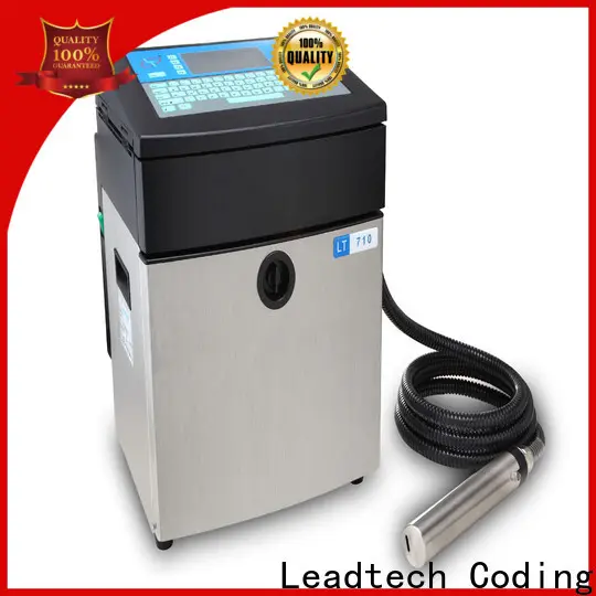 Leadtech Coding Leadtech Coding label batch coding machine Supply for beverage industry printing 1