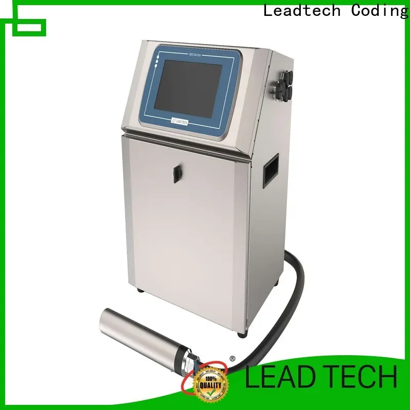 Leadtech Coding semi automatic batch coding machine price factory for tobacco industry printing 1