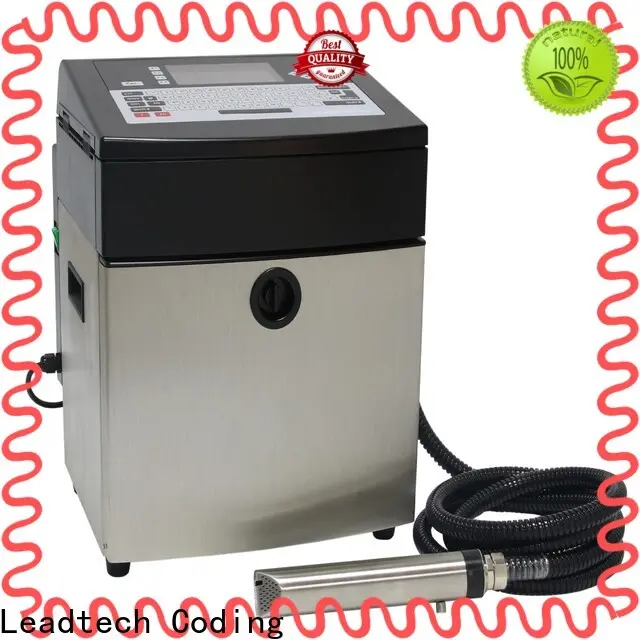 Leadtech Coding commercial ribbon batch coding machine Supply for beverage industry printing 1