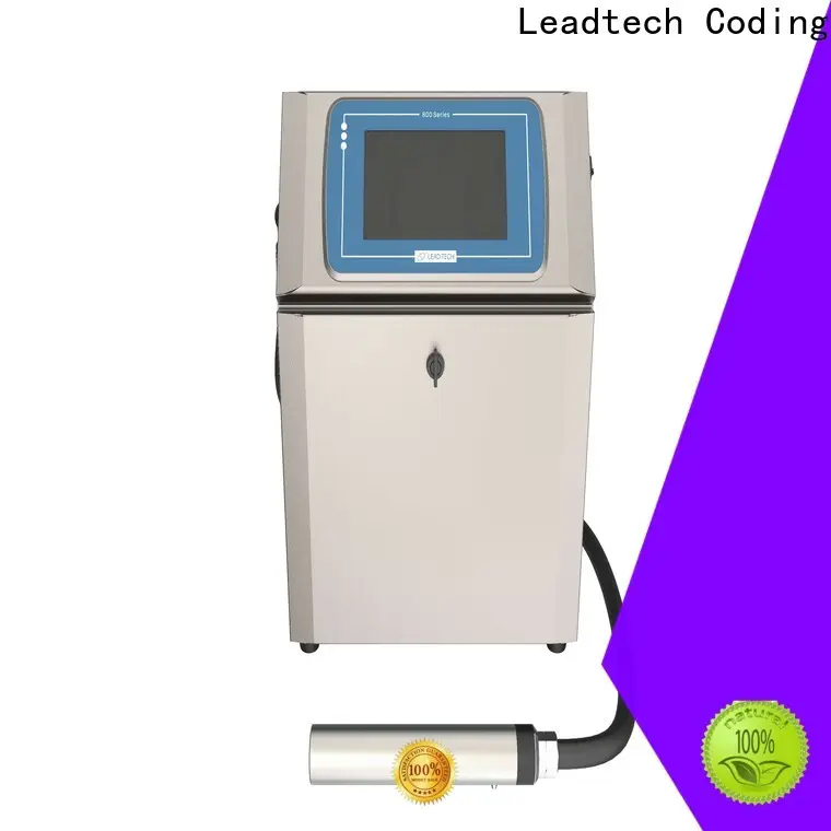 Leadtech Coding laser date printing machine factory for food industry printing 1