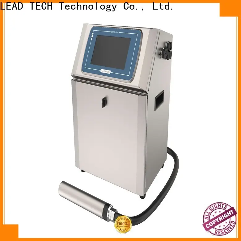 Leadtech Coding Top mrp batch coding machine manufacturers for pipe printing 1