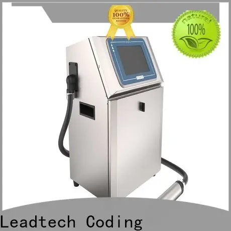 Leadtech Coding bulk inkjet batch coding machine factory for building materials printing 1