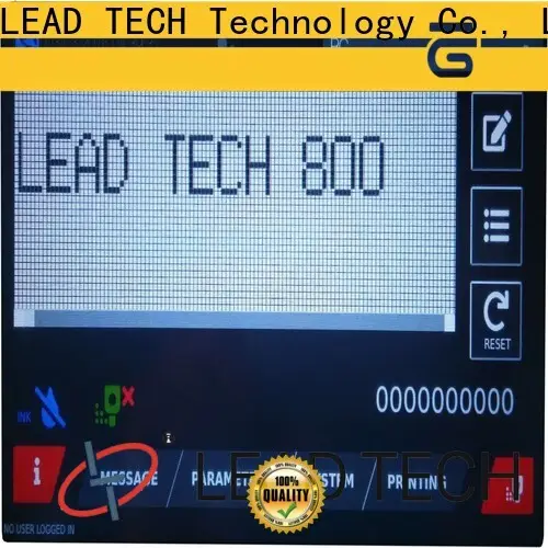 Leadtech Coding bulk laser expiry date printing machine for business for pipe printing 1