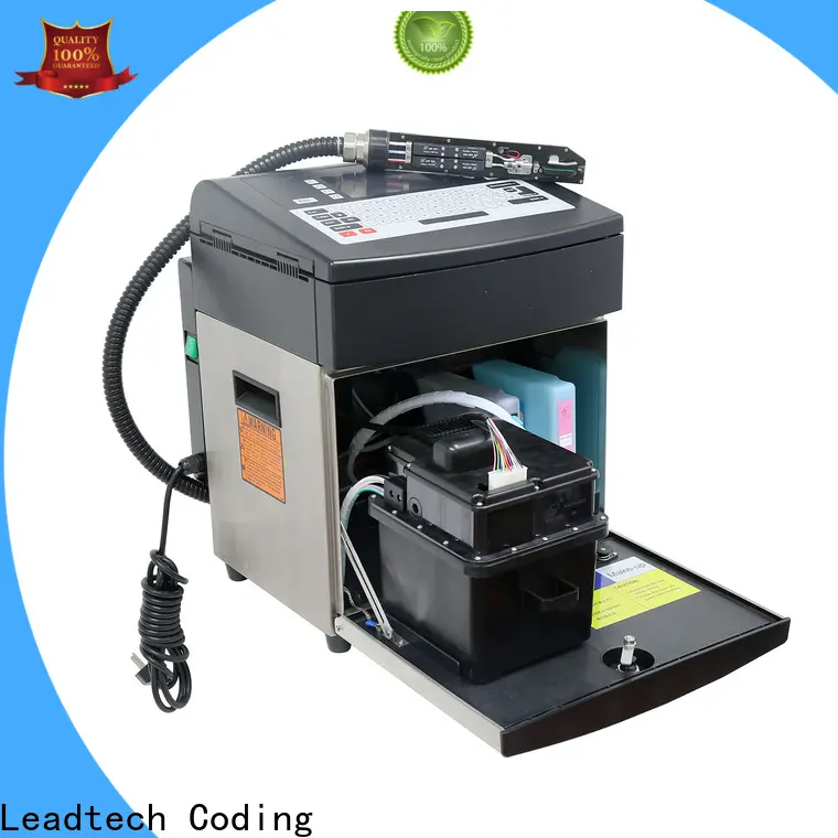 Leadtech Coding table top batch coding machine manufacturers for pipe printing 1