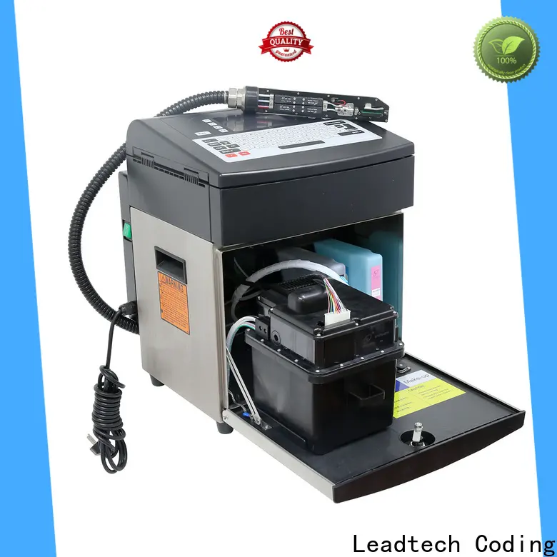 Leadtech Coding inkjet printer for batch coding for business for tobacco industry printing 1