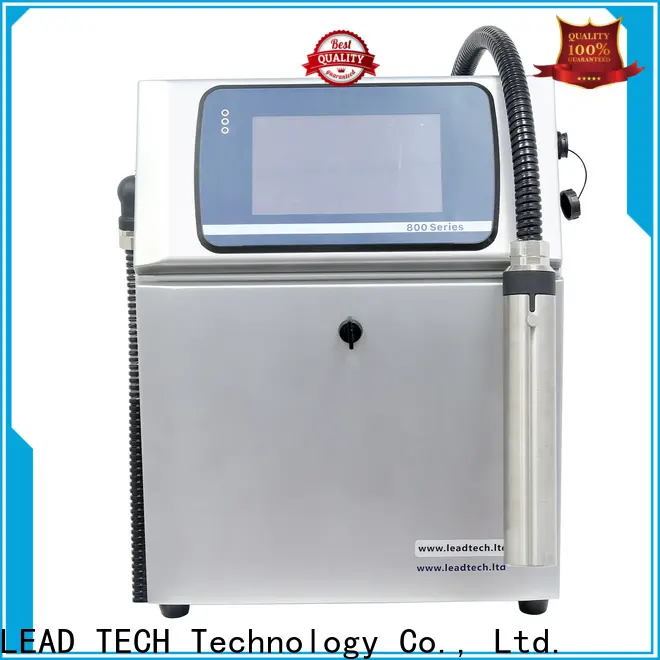 Leadtech Coding bulk mrp and expiry date printing machine company for drugs industry printing 1