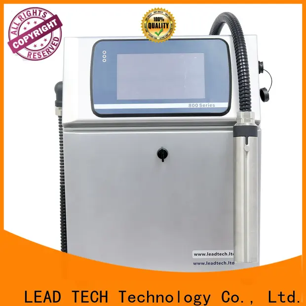 Leadtech Coding Wholesale mrp and date printing machine company for beverage industry printing 1