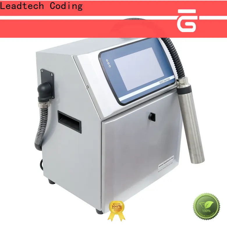 Leadtech Coding Leadtech Coding batch coding machine for pouch packing machine Supply for beverage industry printing 1