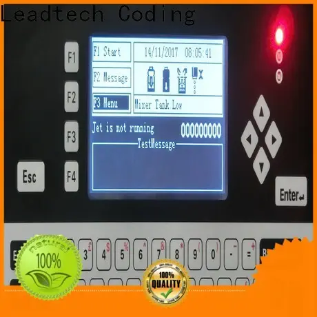 Leadtech Coding batch coding machine manual manufacturers for daily chemical industry printing 1