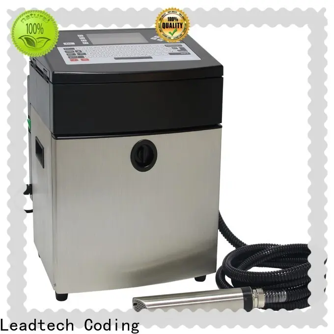 Leadtech Coding semi automatic batch coding machine price factory for pipe printing 1