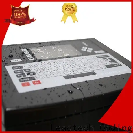 Leadtech Coding New expiry date code printer company for beverage industry printing 1