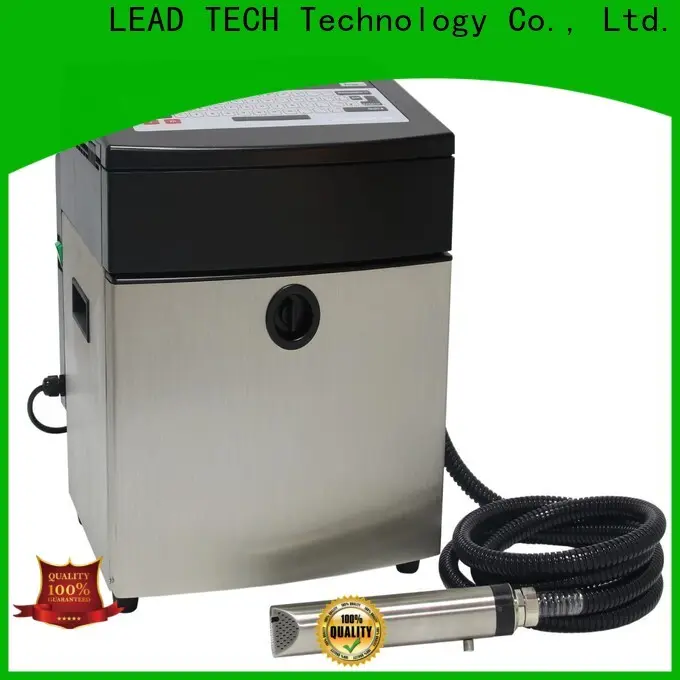 Leadtech Coding bulk inkjet batch code printer company for tobacco industry printing 1