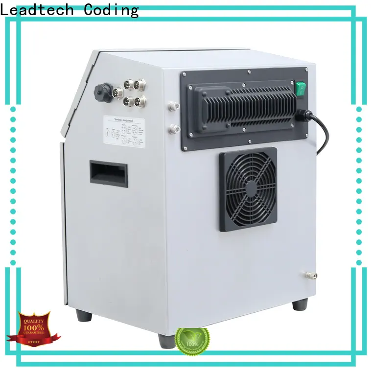 Leadtech Coding hand date printing machine custom for tobacco industry printing 1