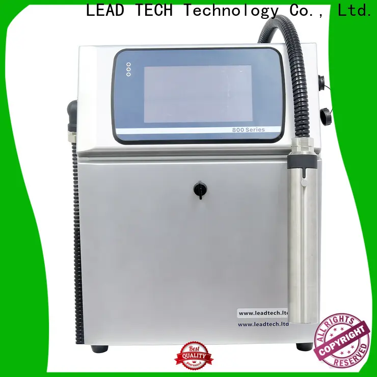 Leadtech Coding Latest batch coding machine professtional for tobacco industry printing 1