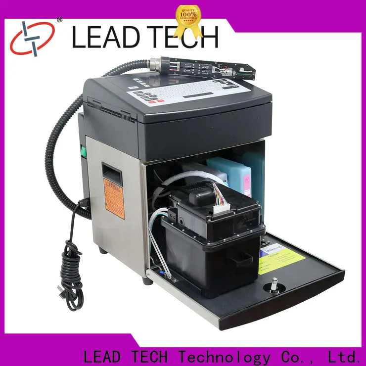 Leadtech Coding commercial date and batch no printing machine factory for beverage industry printing 1