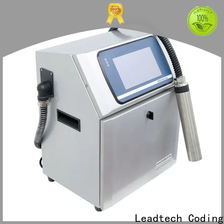 Leadtech Coding Leadtech Coding laser date code printer custom for beverage industry printing 1