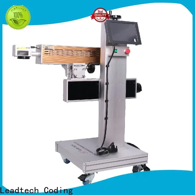 Leadtech Coding commercial laser date printing machine for business for daily chemical industry printing 1