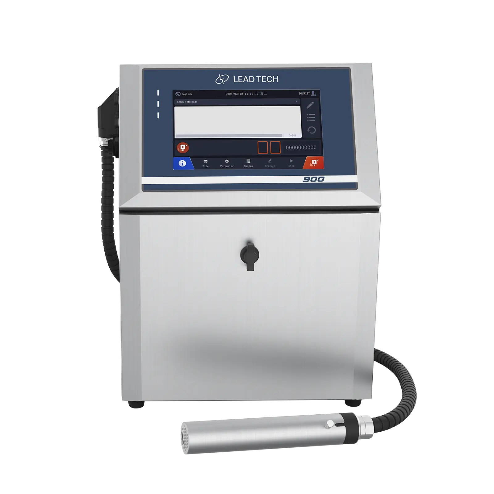 Top Leadtech inkjet printer easy-operated for auto parts printing 1