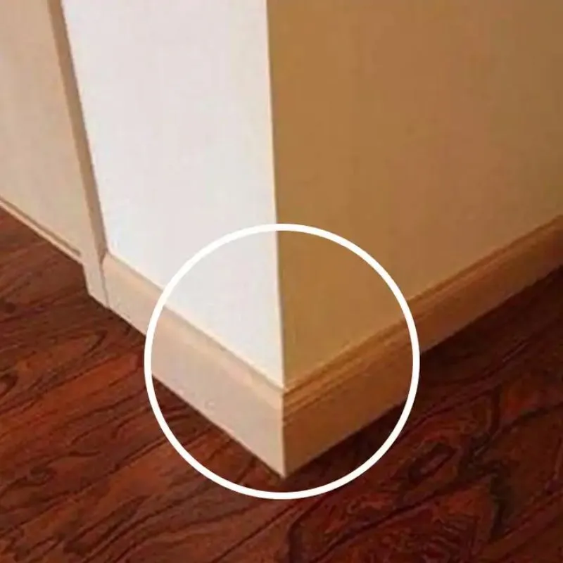 Tablero de cubierta compuesto del rodapié de WPC que cubre el extremo del piso impermeable 1