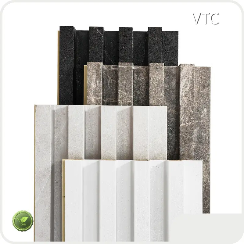 3d Wood Wall Tiles WPC Wall Panel - - Vline 1
