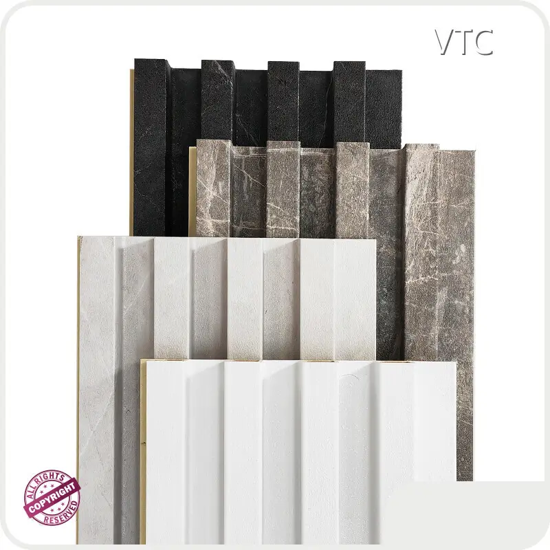 3d Wall Tiles WPC Wall Panel - - Vline 1