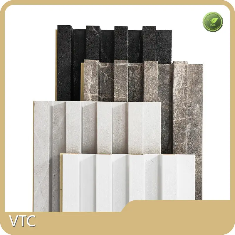 Luxury 3d Wall Panels WPC Wall Panel - - Vline 1