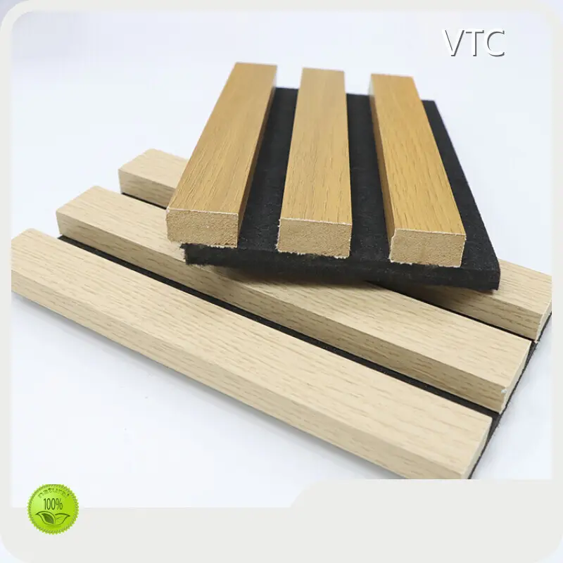 Acoustic Wood Panels Customized Color - - Vline 1