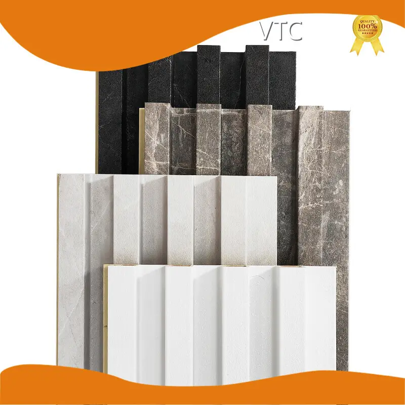 3d Effect Wall Tiles WPC Wall Panel - - Vline 1