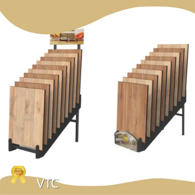 Wooden Tile Display Stand - - Vline-1 1