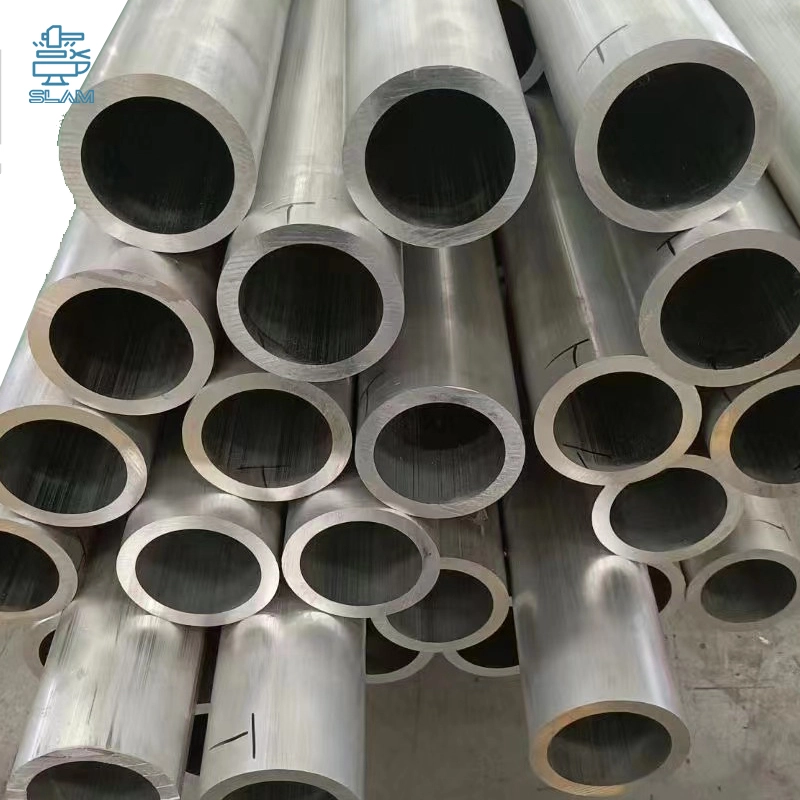 tubo redondo de aluminio 5052 tubo sin costura extruido 1
