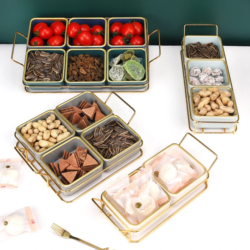 Prato de frutas secas premium: bandeja elegante para servir lanches para uma indulgência saudável e luxuosa 1
